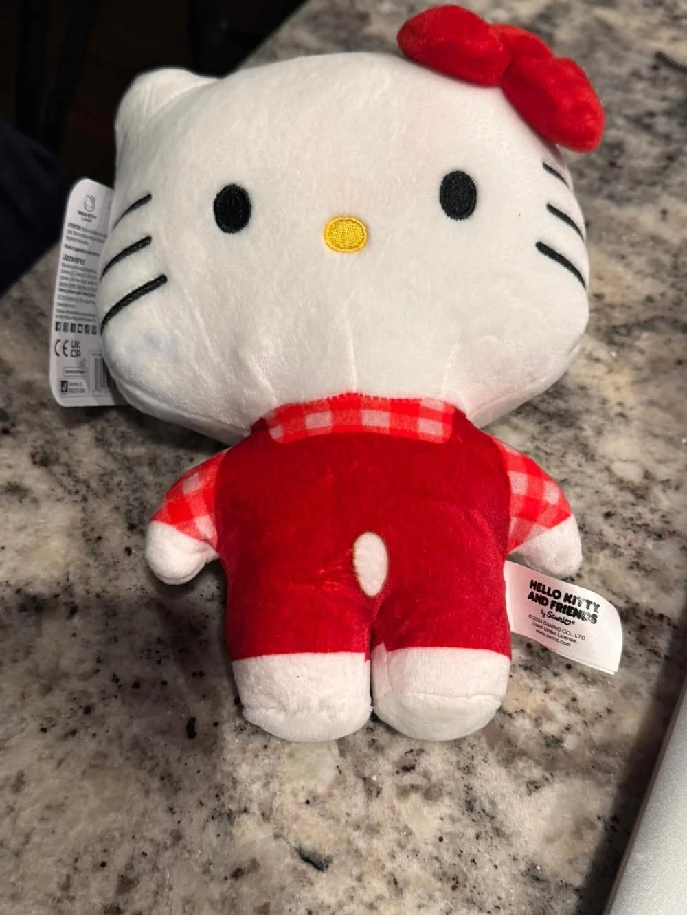 Sanrio Hello Kitty Plush in Red, White & Yellow